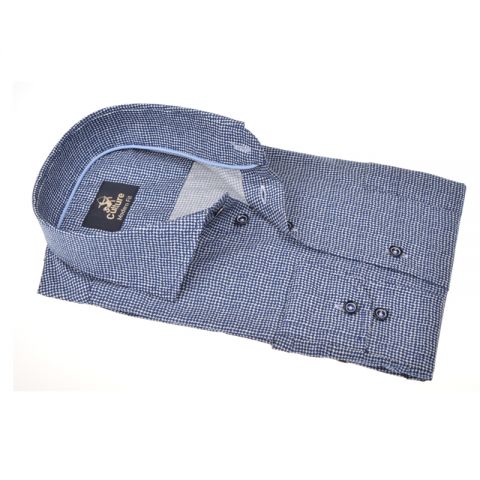 CAMISA CULTURE ESTAMPADA AZUL PUNTOS