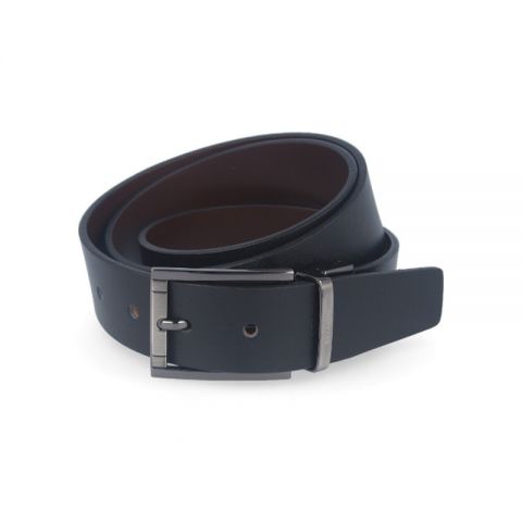 CINTURÓN MIGUEL BELLIDO REVERSIBLE AZUL NEGRO