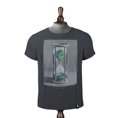 CAMISETA DIRTY VELVET HOURGLASS EARTH CHARCOAL