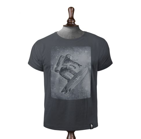 CAMISETA DIRTY VELVET STAR SURFER CHARCOAL 