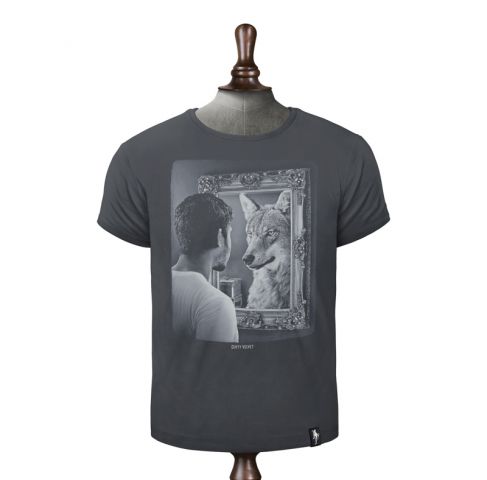 CAMISETA DIRTY VELVET SELF REFLECTION CHARCOAL