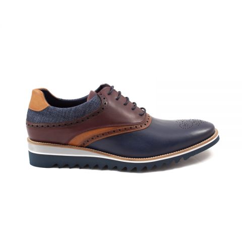 ZAPATO ANGEL INFANTES VICTORIA NAT. AZUL