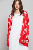 CHAQUETA COTTON CANDY HOLLY ROJO/BLANCO