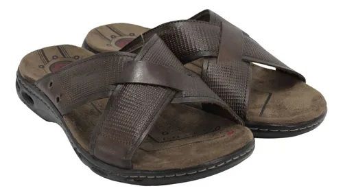 SANDALIAS PEGADA ANILINA CRAVO CRUZADO