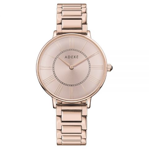 RELOJ ADEXE ORO ROSA 