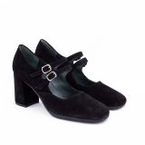 ZAPATO TACÓN PLUMERS AFELPADO
