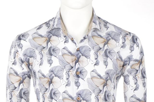 CAMISA EDEN VALLEY FLOR PERFILADA