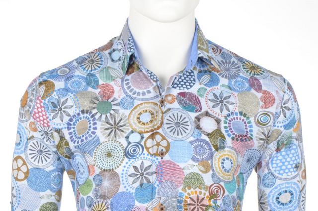 CAMISA EDEN VALLEY FANTASÍA MULTICOLOR