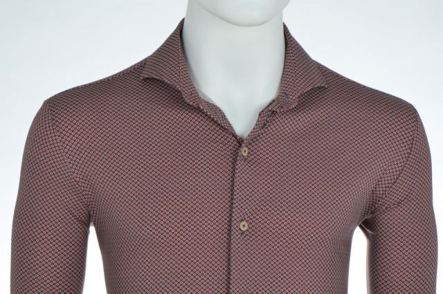CAMISA EDEN VALLEY STF ROJA CON CIRCULOS