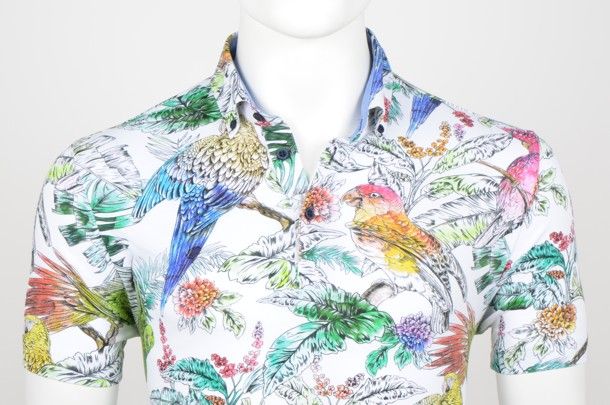 POLO EDEN VALLEY PAJAROS MULTICOLOR