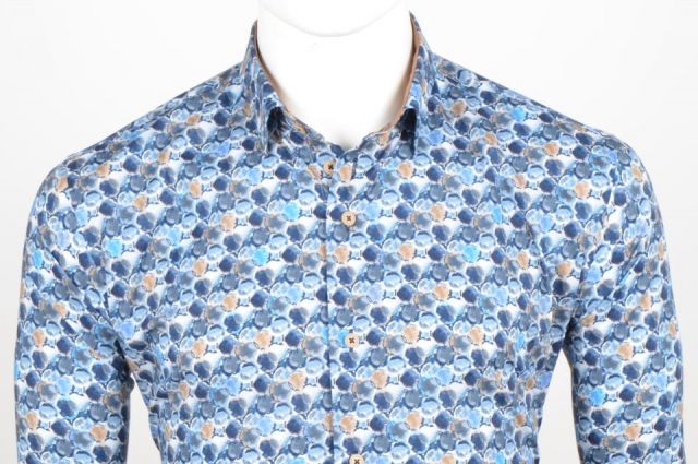 CAMISA EDEN VALLEY LIENZO CIRCULAR