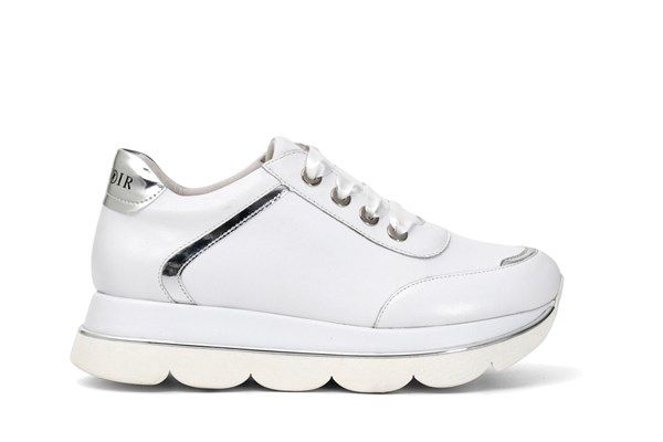 SNEAKER CAFE NOIR BLANCO PIEL