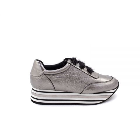SNEAKER CAFE NOIR CUÑA PIEL 