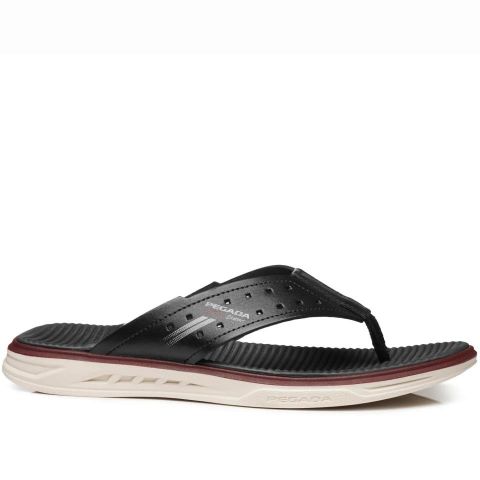 SANDALIAS PEGADA ANILINA PRIETO
