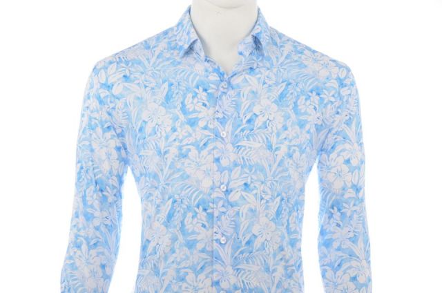 CAMISA EDEN VALLEY FLORES BLANCAS