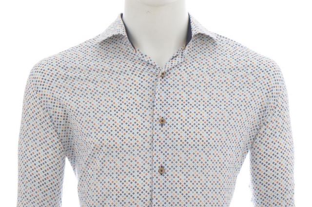 CAMISA EDEN VALLEY MINI ROMBOS DE COLORES 