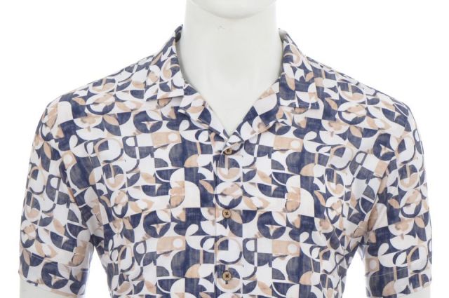 CAMISA EDEN VALLEY S/S ABSTRACT 