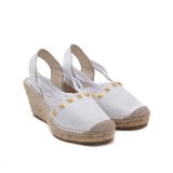 SANDALIA VIDORRETA YUTE NAPA BLANCO CLAVEL