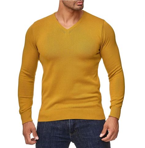 JERSEY ALGODÓN CUELO PICO