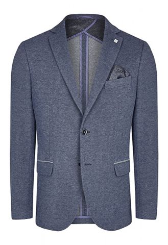 BLAZER DANIEL HECHTER GRIS AZULADO