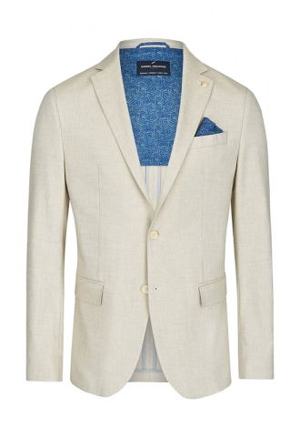 BLAZER DANIEL HECHTER BEIGE LINO PERF.STRECH