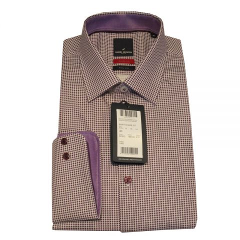 CAMISA DANIEL HECHTER PRINT CUADRITOS 
