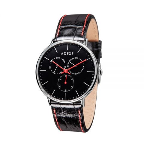 RELOJ ADEXE CORREA NEGRA