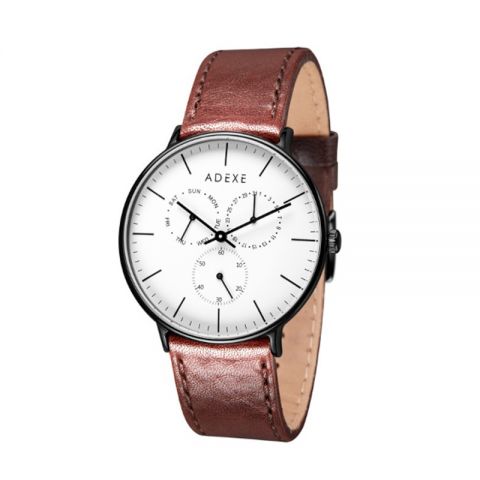 RELOJ ADEXE CORREA MARRÓN