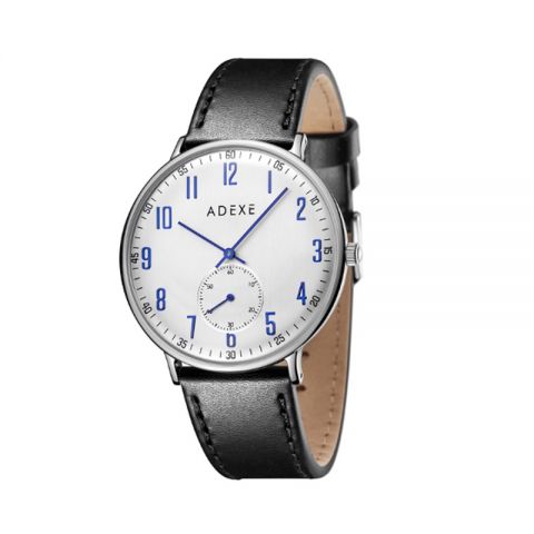 RELOJ ADEXE ESFERA BLANCA Y AZUL