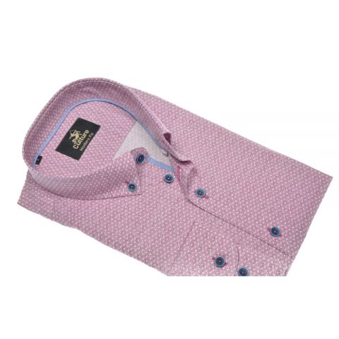 CAMISA CULTURE ESTAMP. FLORES BORGOÑA
