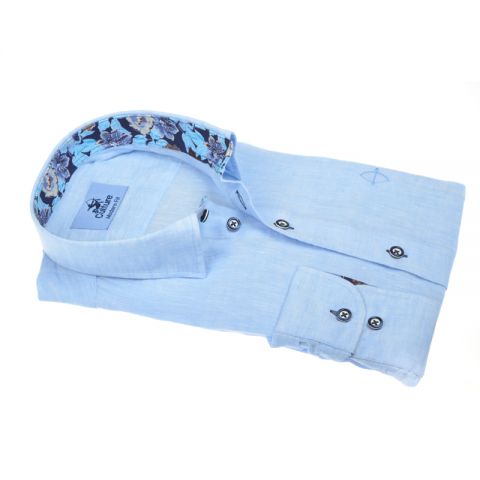 CAMISA CULTURE LINO AZUL CLARO